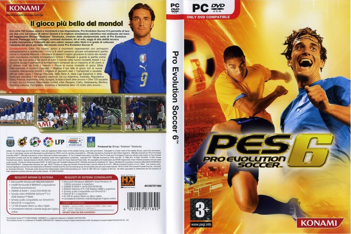 pes 6 parche 2006 pes 6 parche 2006