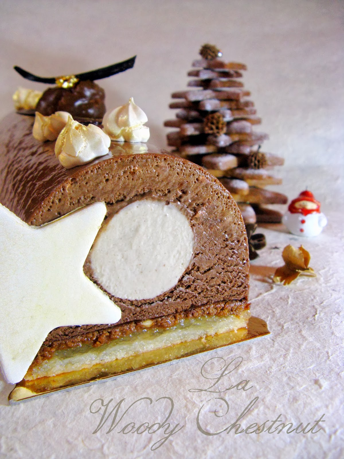 Bûche de Noël Woody - La recette avec photos - Meilleur du Chef