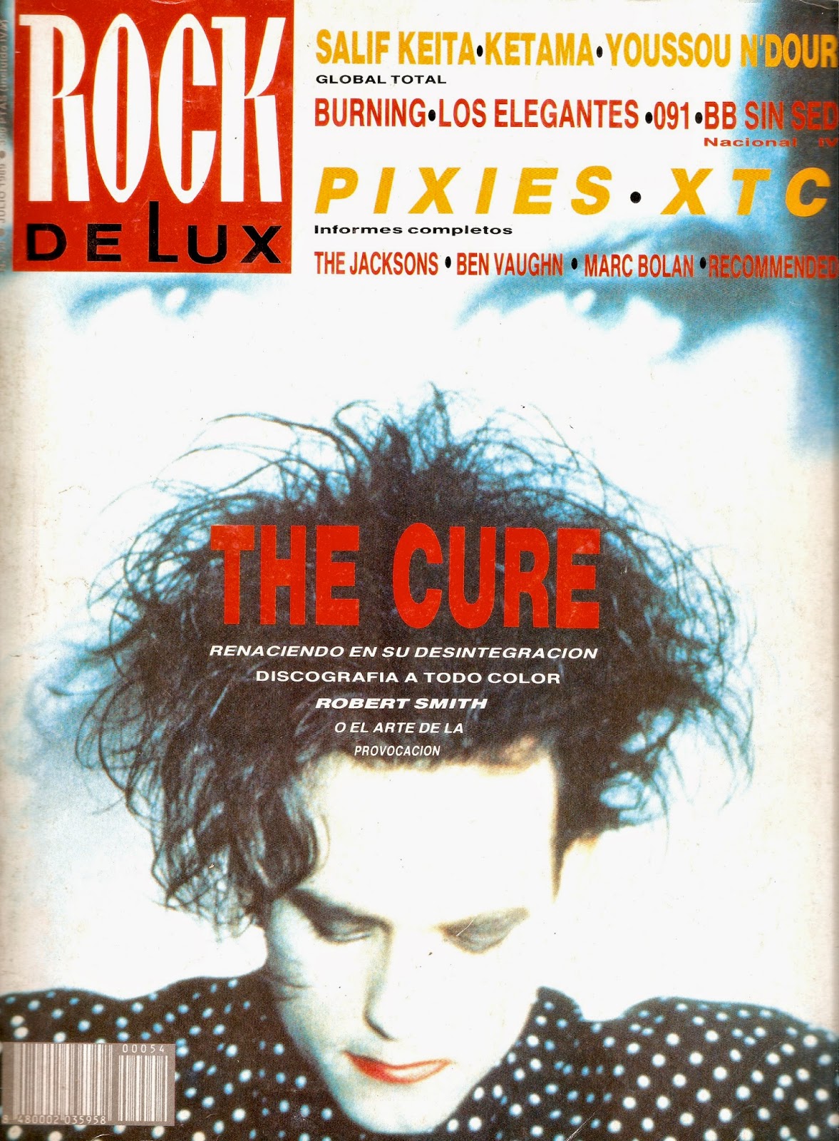 Cuando éramos alternativos...: The Cure - Rockdelux 54 (Julio 1989)