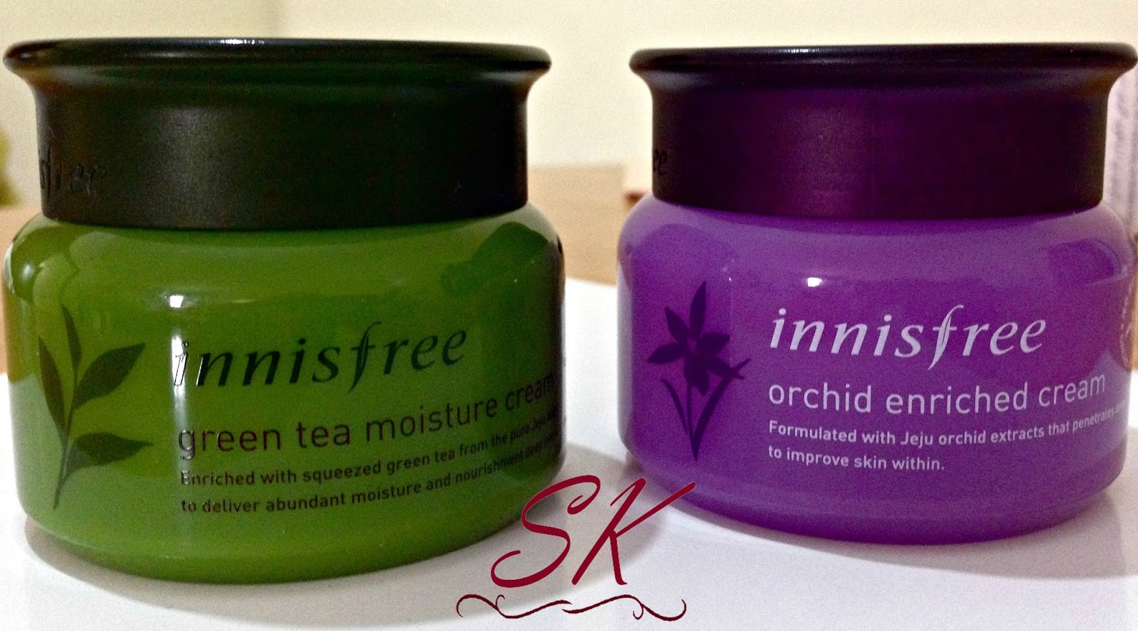 Innisfree Green Tea Moisture Cream OR Orchid Enriched Cream SK Casual
