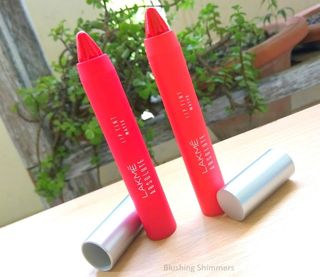 New Lakme Absolute Matte Lip Pouts-Tangerine Touch,Victorian Rose