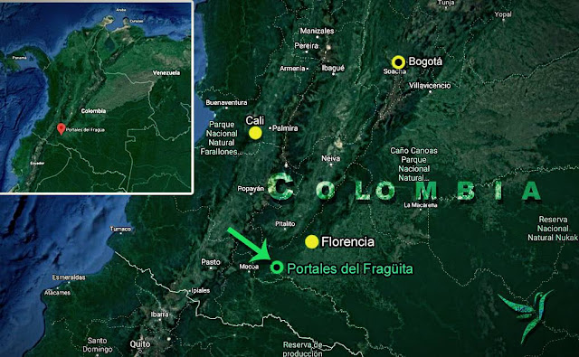 mapa de colombia ubicando los portales del fraguita