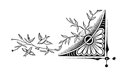 corner digital decorative clip drawing botanical transfers crafting