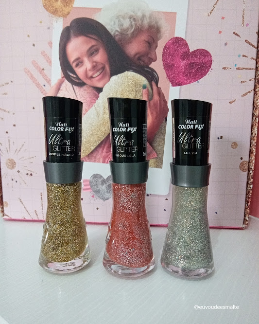 Recebidos: Coleção Ultra Glitter Nati Cosmetica