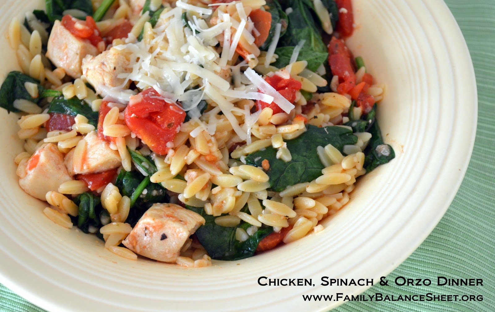 Chicken Spinach Orzo Dinner Recipe Family Balance Sheet chicken-spinach-orzo-dinner-recipe-family-balance-sheet