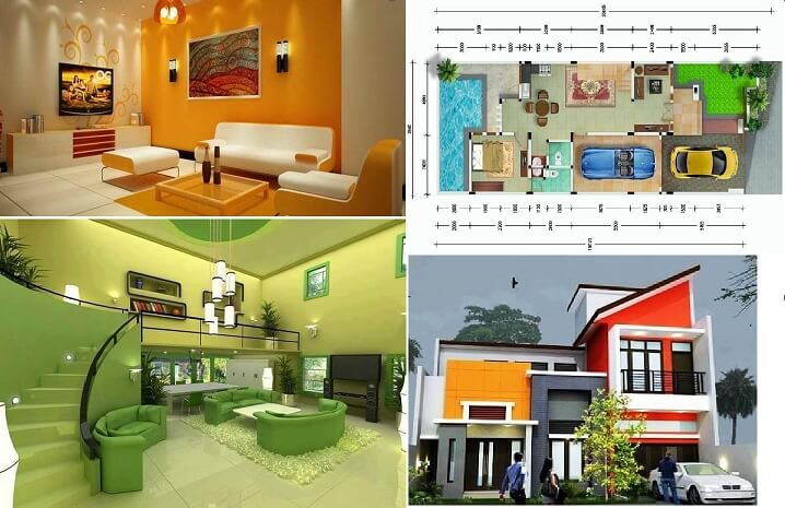 Desain Rumah Minimalis 2 Lantai Modern Dilengkapi Kolam Renang Pribadi Rumah Minimalis