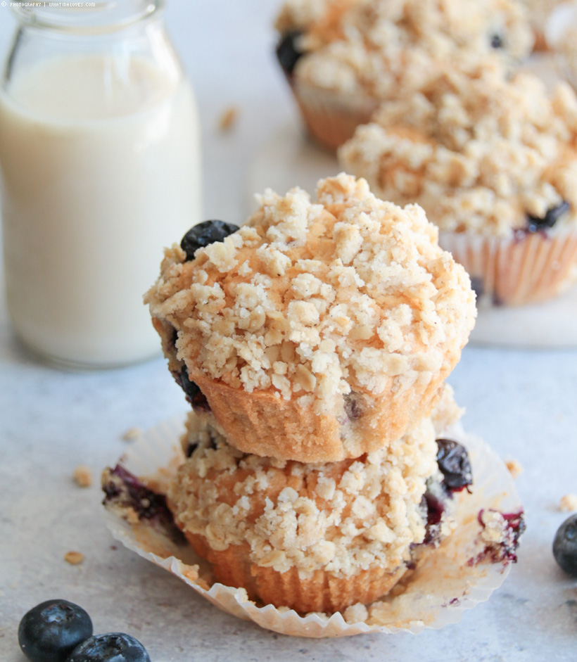 Blaubeer-Streuselmuffins