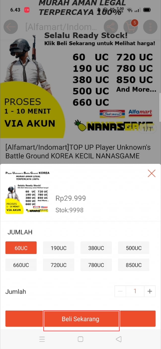 Cara Mudah Top Up UC PUBG Mobile Korea Rumah Multimedia