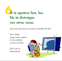 Decálogo para niños - Plan de Fomento de la lectura - Ministerio de Cultura de España