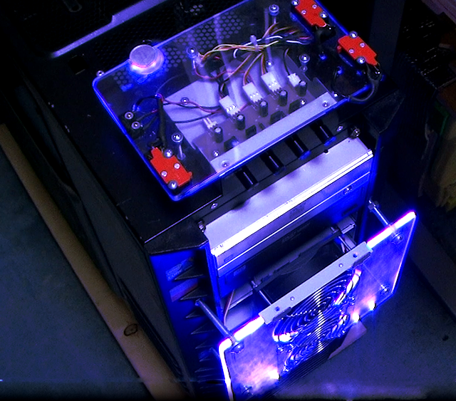 Samimy's Electronic & DIY Projects LED Front Panel & RAID Setup For