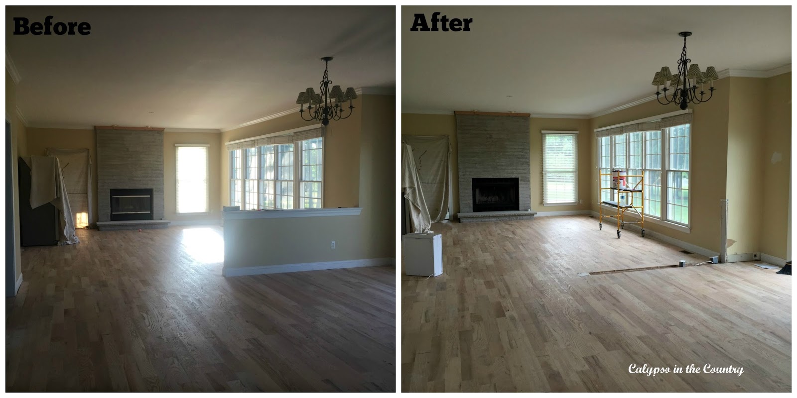 Plantation Shutters Update to the Family Room Calypso in the Country