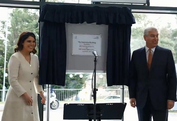 Prince Andrew And Princess Eugenie Opened The Stanmore Building At The Royal National Orthopaedic Hospital