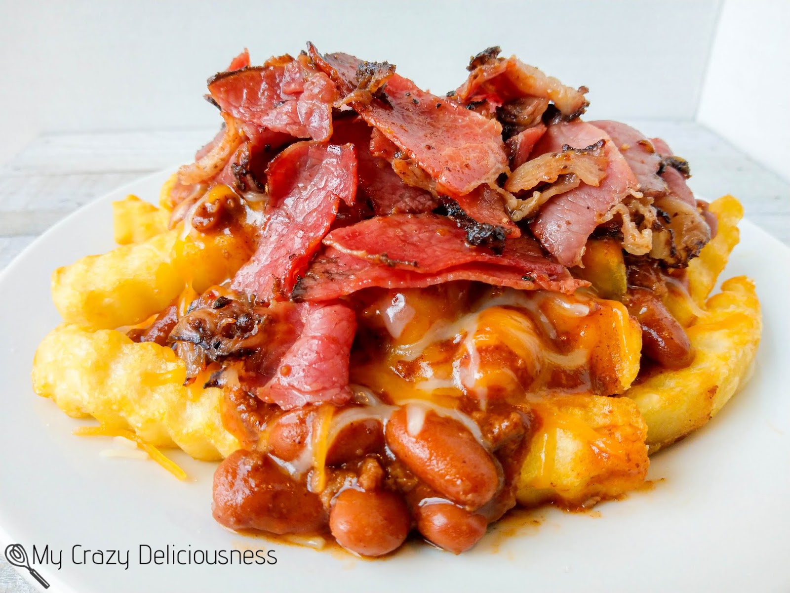 Crazy Deliciousness Pastrami Chili Cheese Fries
