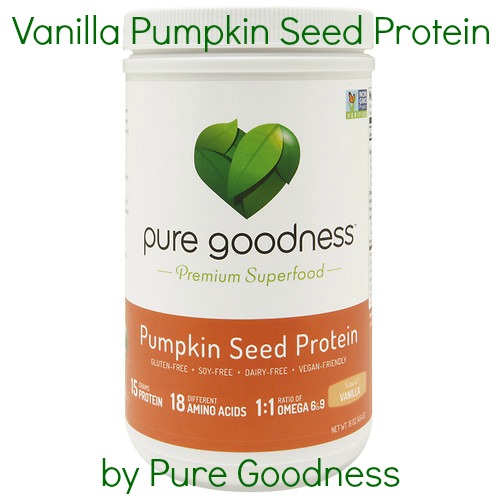 GlamRiver Vanilla Pumpkin Seed Protein Powder by Pure Goodness