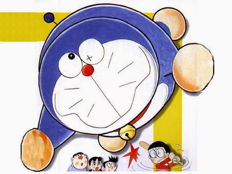 ANIME JEPANG: DORAEMON FLYING WALLPAPER-