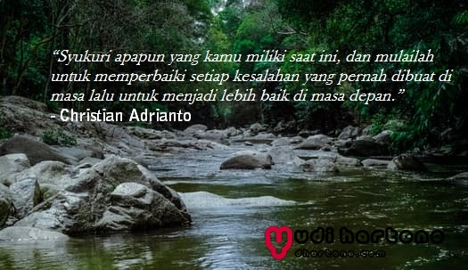Kata Bijak Christian Adrianto Tentang Semangat Dan Kesuksesan
