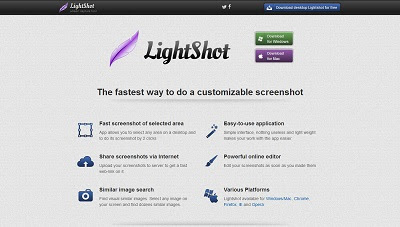 LightShot, Screen Capture