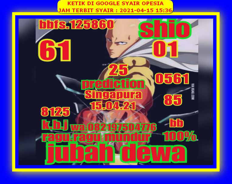 PREDIKSI SGP YOHII