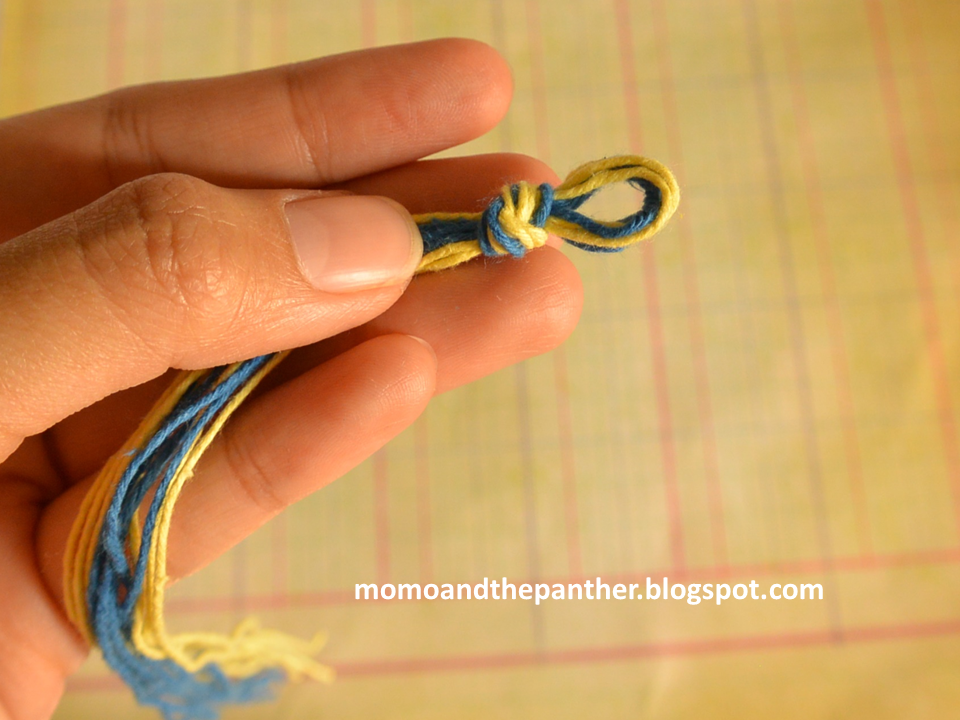 Cara Membuat Gelang Dari Benang Jahit 2 Warna Membuat Itu