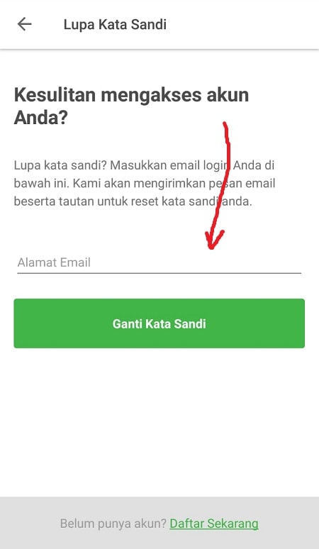Masukkan Email Tokopedia Anda Masukkan Email Tokopedia Anda