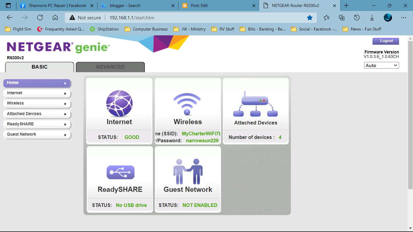 Shannons Tech Blog And Computer Repair How to Accessing your router