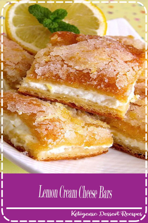 Lemon Cream Cheese Bars Cooking Healthy Meal Idea