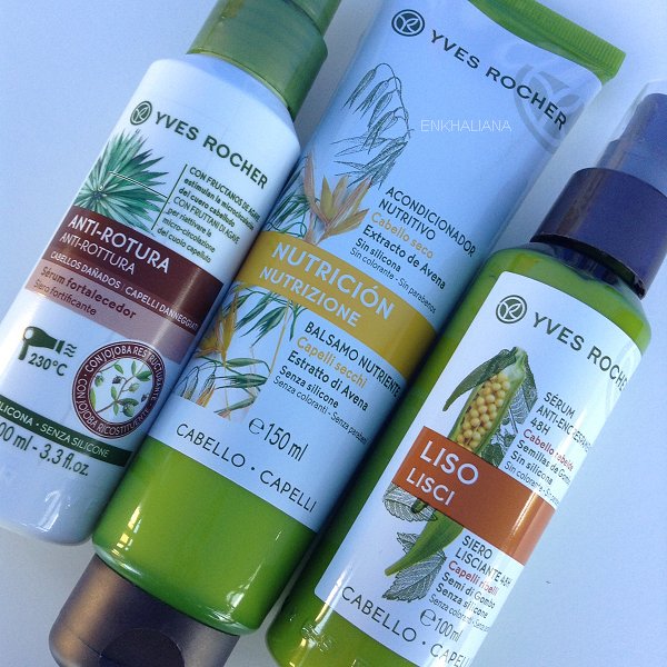 Yves Rocher Acondicionador Nutritivo / Serum Fortalecedor / Serum Anti-Encrespamiento