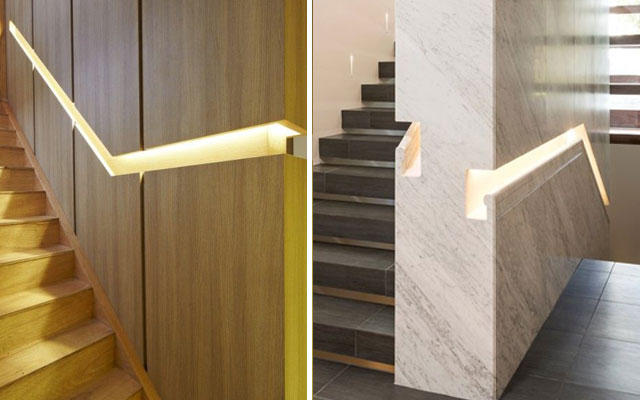 Marzua: Pasamanos modernos para escaleras de diseño