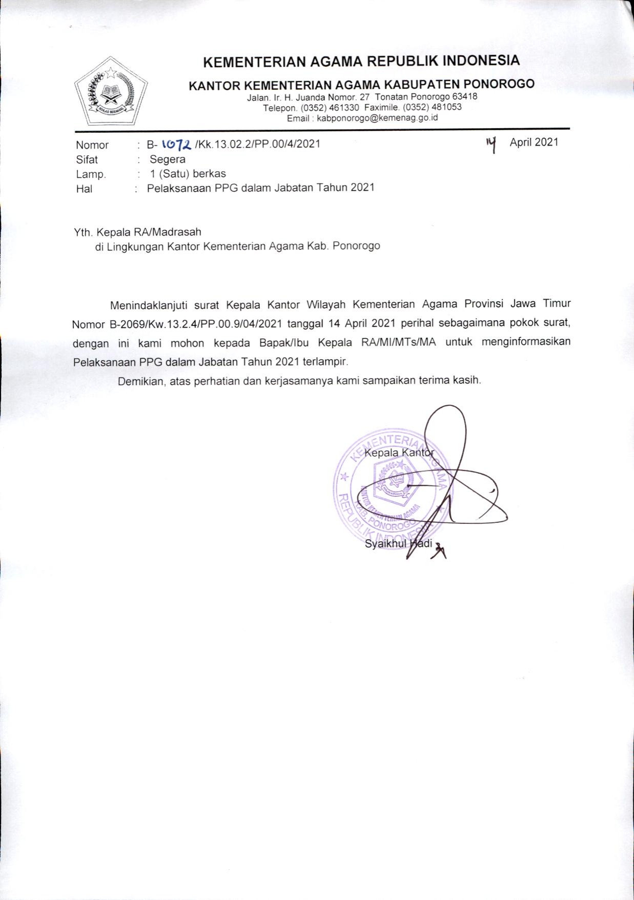 Pendma Ponorogo Pendma Ponorogo