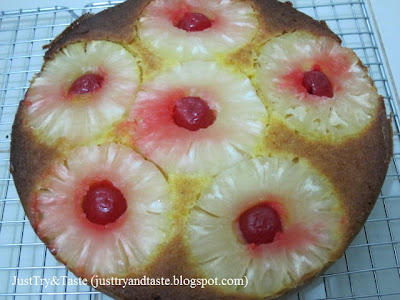 Resep Cake Nanas - Pineapple Upside Down Cake