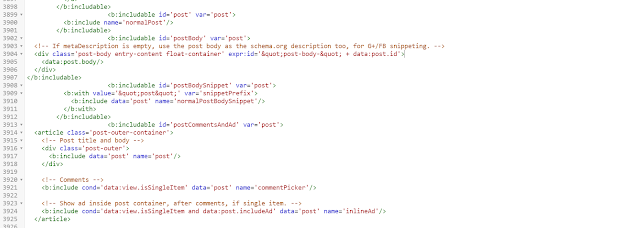 Blogger Yazı Başına ve Yazı Sonuna Reklam Yerleştirme Nasıl Yapılır