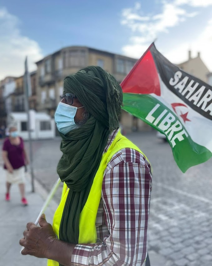 Una gran marcha por la libertad del pueblo saharaui recorrió toda España a pie para llegar este viernes Madrid.