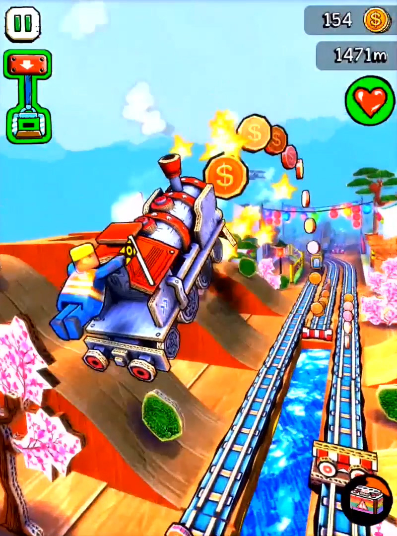 mobile game review Paper Train Rush