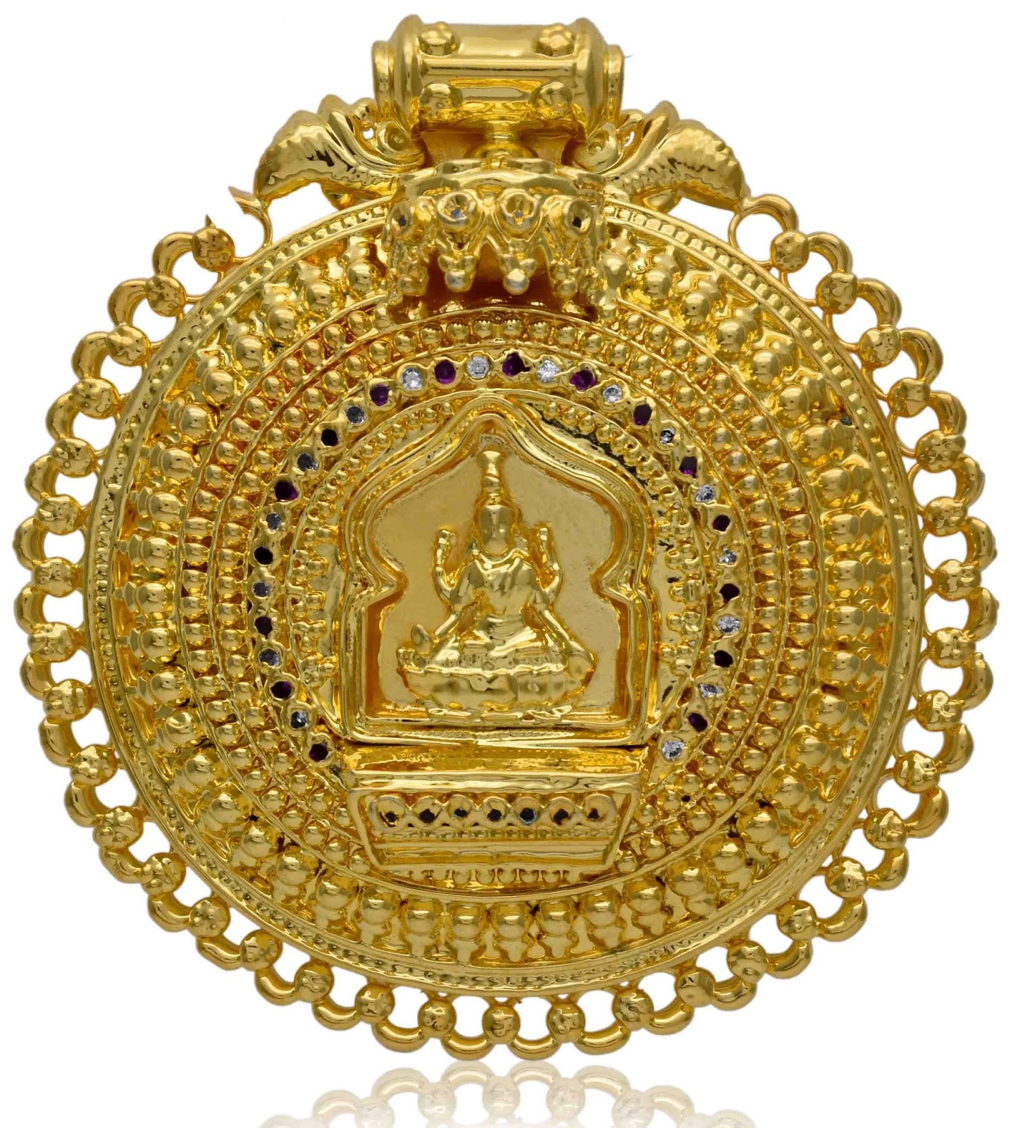 One gram gold lakshmi pendant Clearance