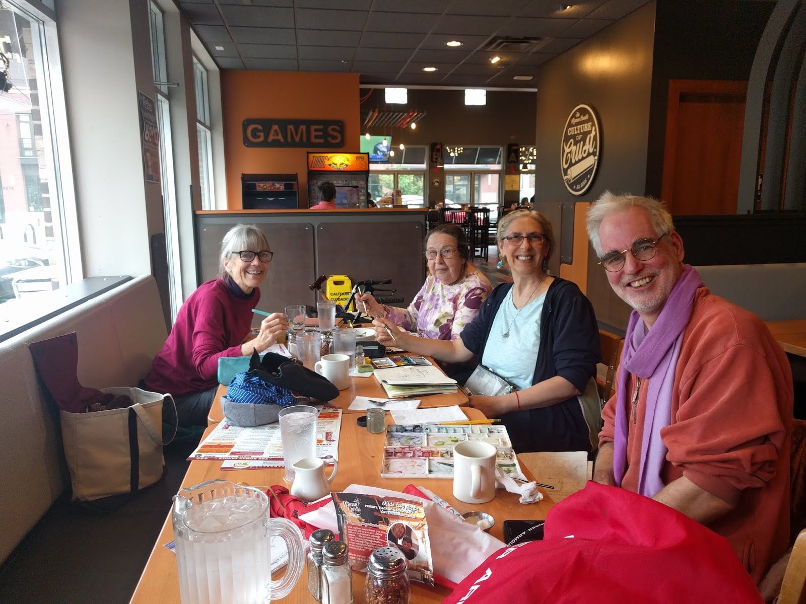 Urban Sketchers Madison September Meetup on Monroe Street