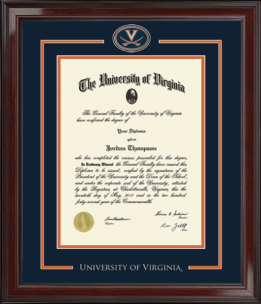 Uva Diploma Frame Table Frame