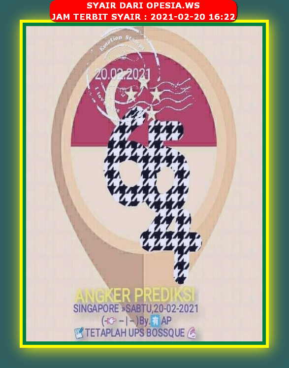 1 New Message Kode Syair Singapore 20 Februari 2021 Forum Syair Togel Hongkong Singapura Sydney