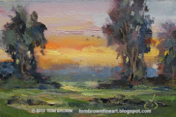 painting plein air knife palette acrylic techniques sunset tutorial colorful brown tom painters fine