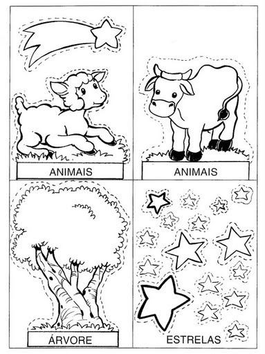Desenhos de animais para colorir, Atividades Educativas, Ler e