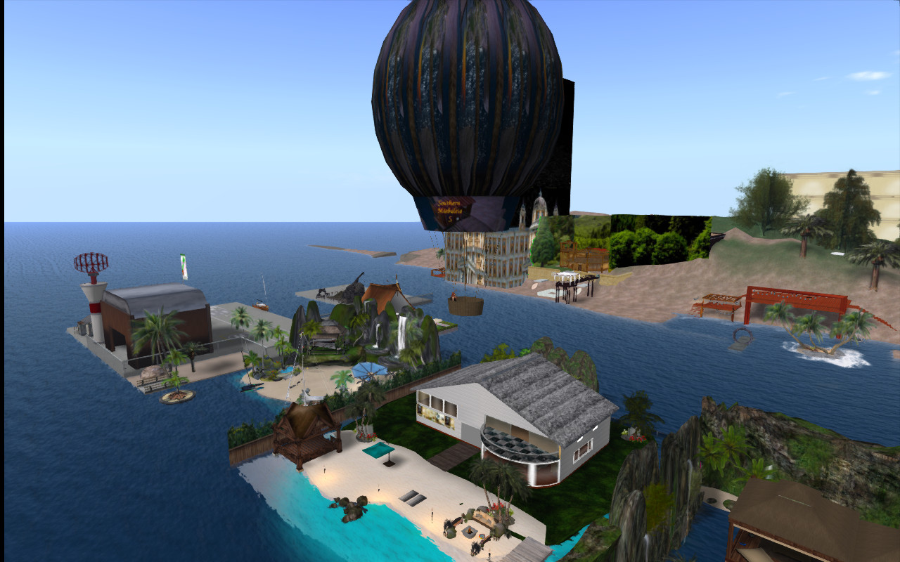 new pod station in Ogilvie SIM. (YavaScript pod tour) SL遊牧民