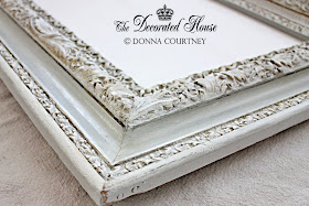 The Decorated House :: How to Paint a Vintage Frame with Chalk Paint : Glazed and Distressed