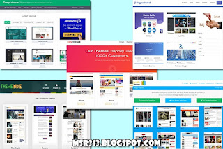 7 situs terbaik penyedia template blog gratis SEO Friendly dan Responsive
