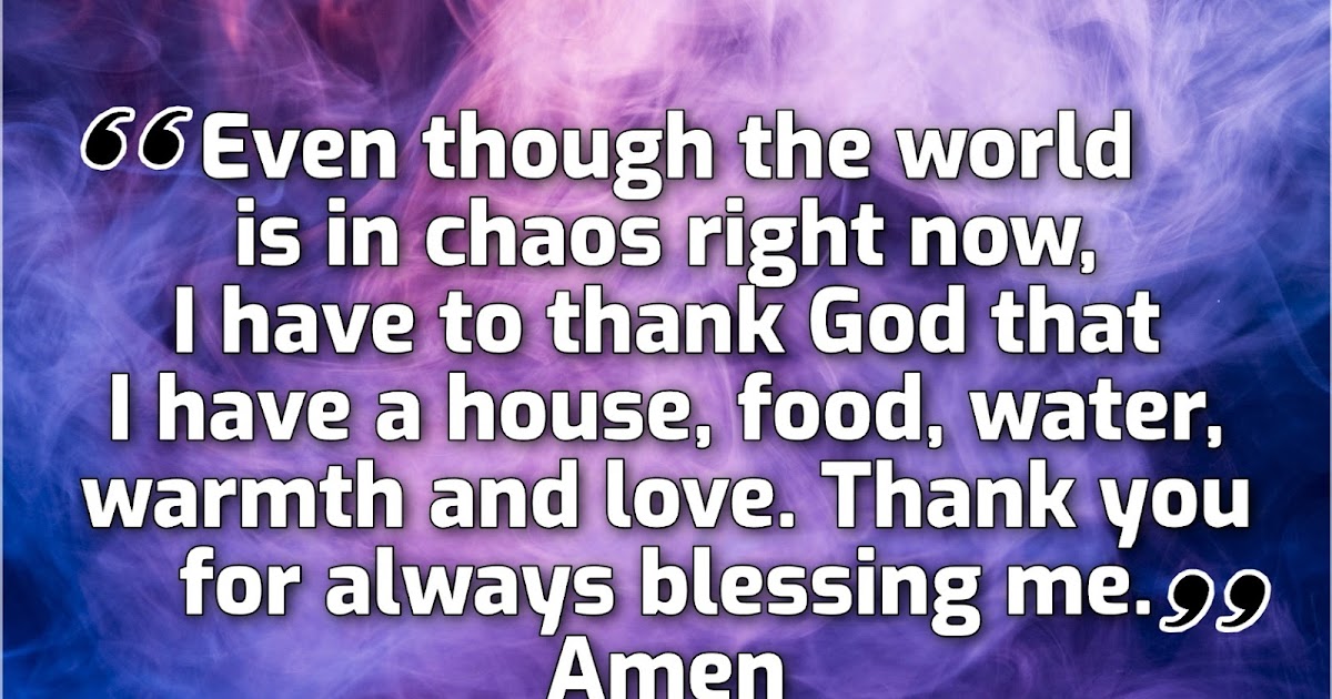 thankful quotes to god for his blessings