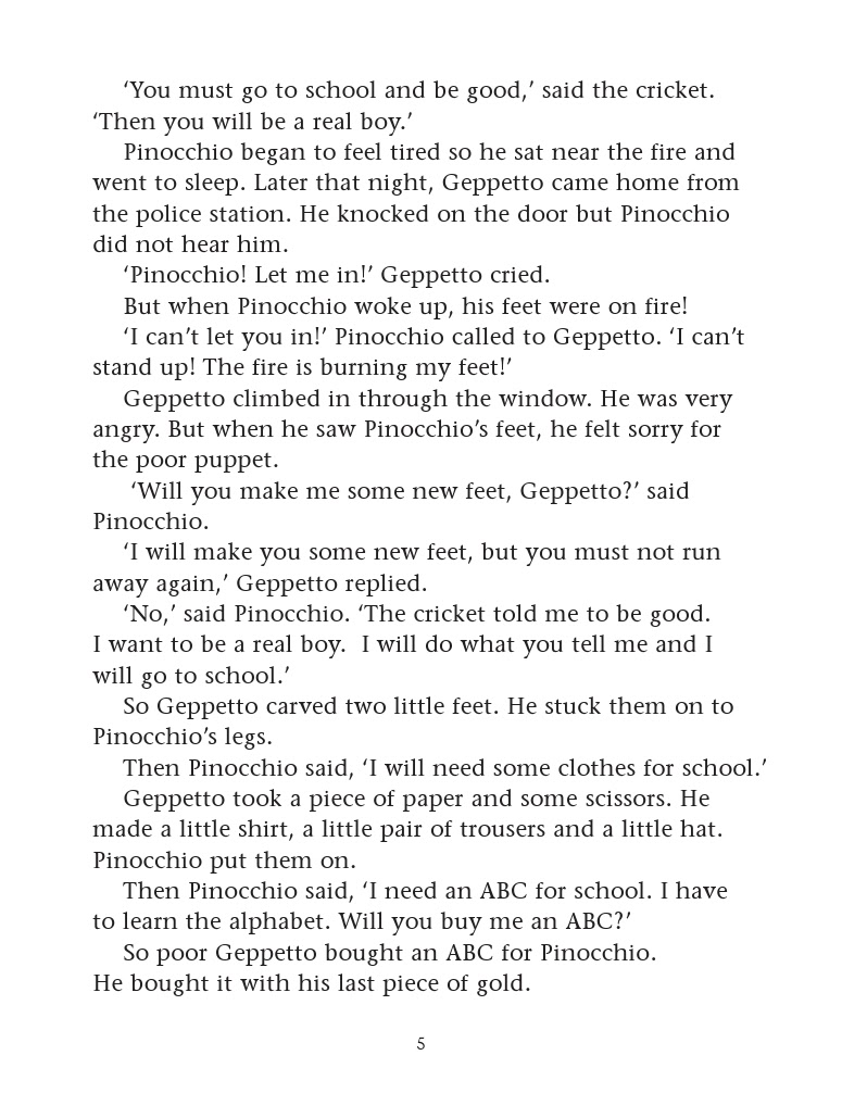 All story Pinocchio unit1