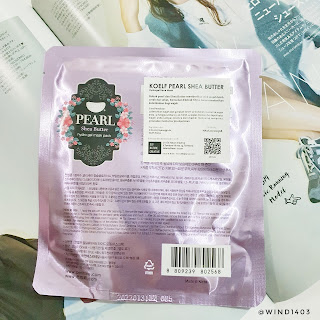 Review Koelf Petitfee Pearl Shea Butter HydroGel Face Mask