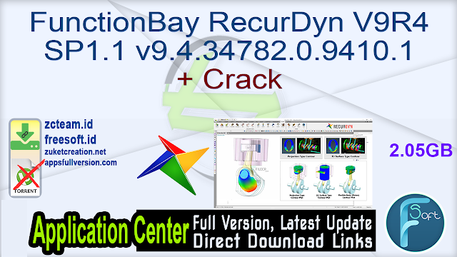 FunctionBay RecurDyn V9R4 SP1.1 v9.4.34782.0.9410.1 + Crack_ ZcTeam.id