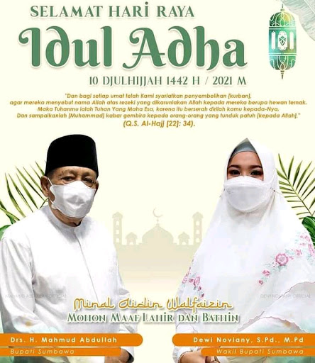 IKLAN IDUL ADHA 1442 H BUPATI DAN WAKIL BUPATI SUMBAWA