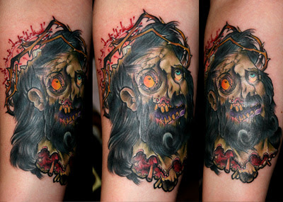 designs zombie tattoo