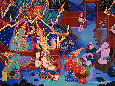 Art Of Siam Thai Buddhist Temple Murals