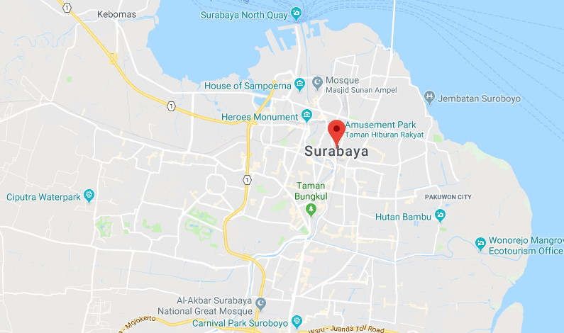 download peta surabaya terbaru